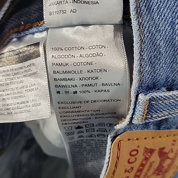 Levi's Brand Jean Shorts sz 25 Button Fly 501 Style - Picture 5 of 5